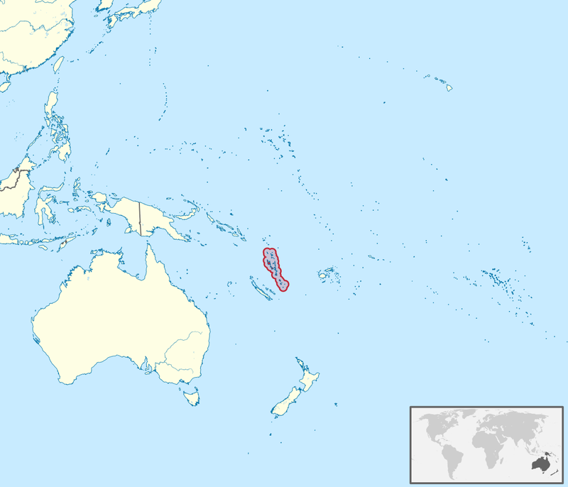 vanuatu map