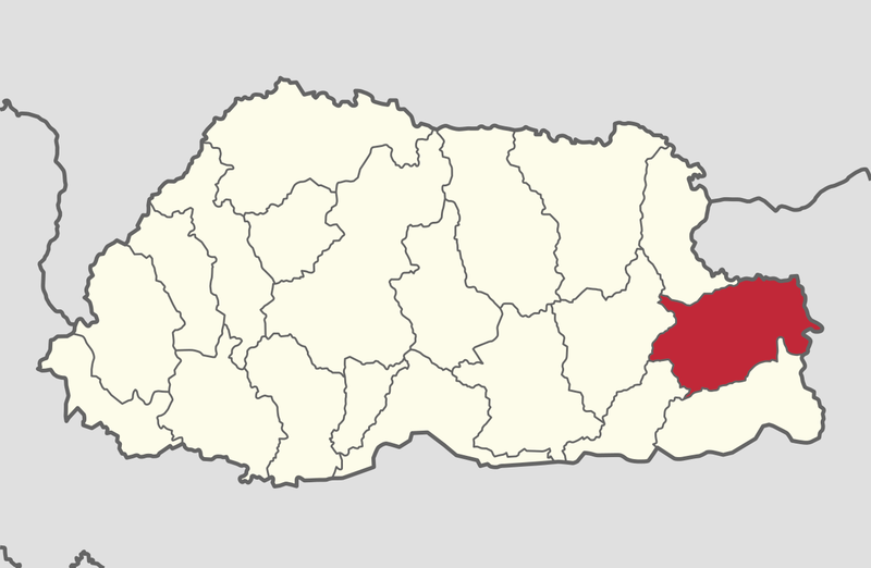 Bhutan map where is bhutan